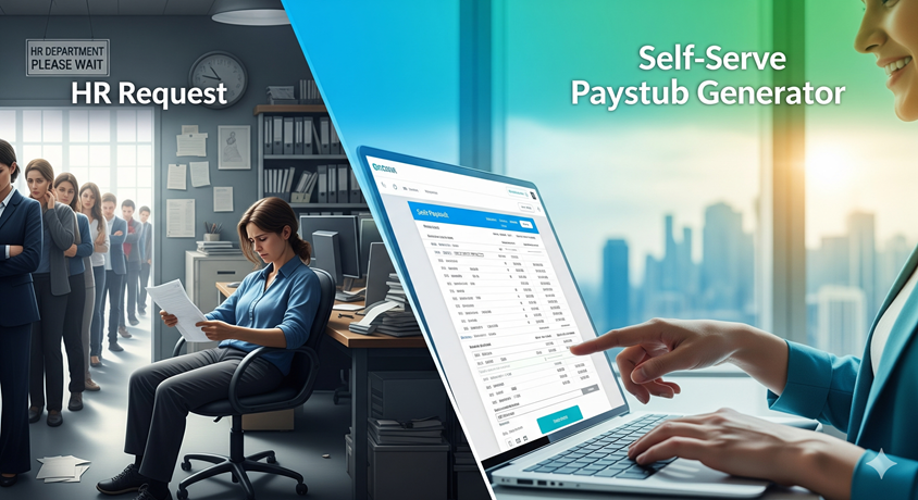 An image showing a locked file cabinet versus an open, accessible digital folder on a laptop.